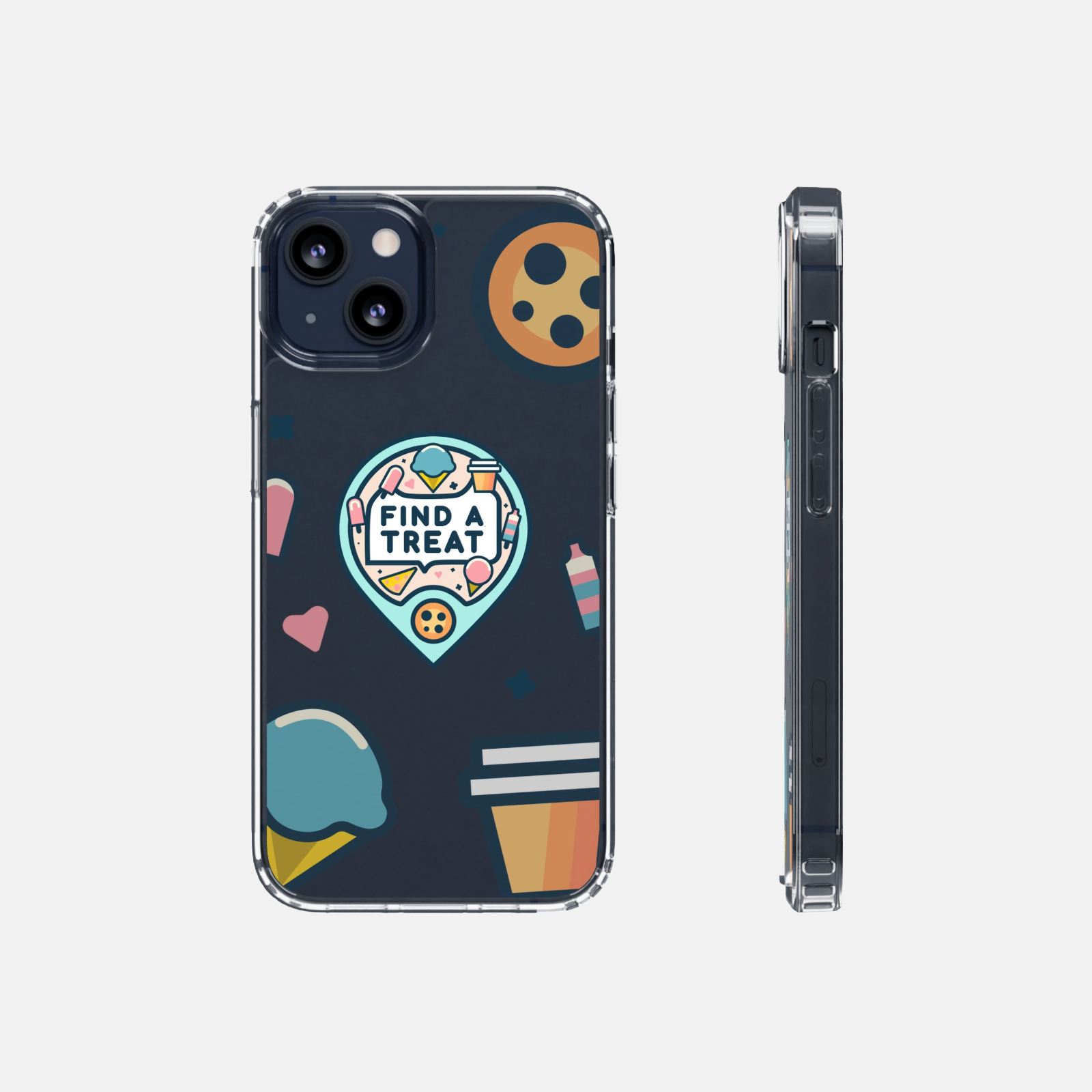 Find A Treat Logo Transparent Phone Case