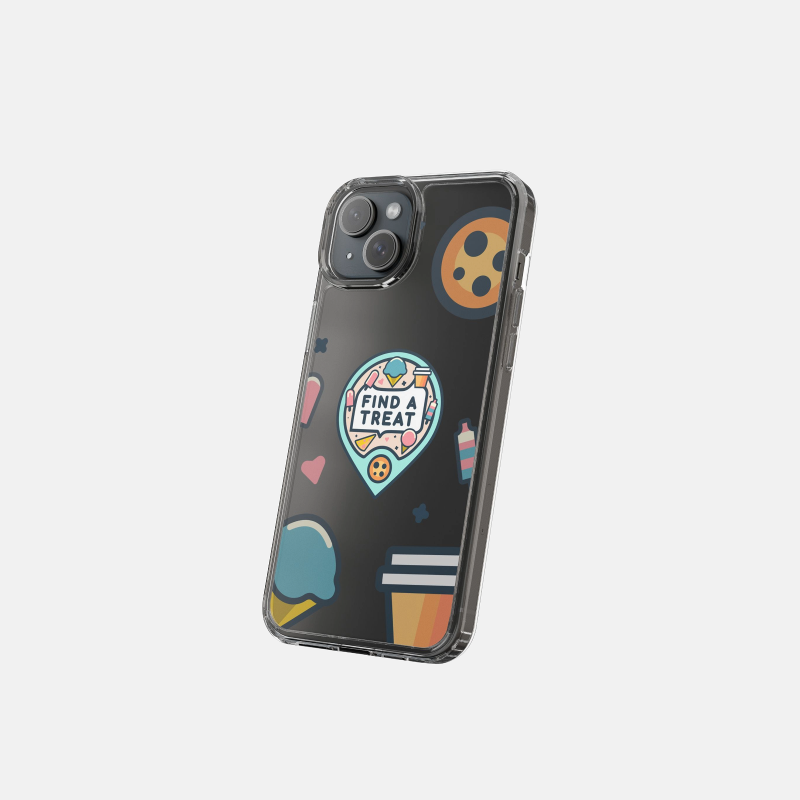 Find A Treat Logo Transparent Phone Case